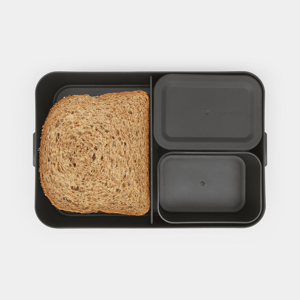 Brabantia Make & Take Lunch Box Bento - Large - Dark Grey