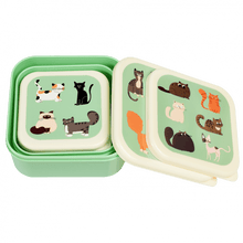 Load image into Gallery viewer, Rex Set of 3 Snack Boxes - Nine Lives
