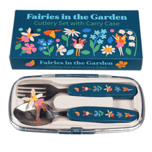 Load image into Gallery viewer, Rex Children&#39;s Cutlery Set - Fairies in the Garden
