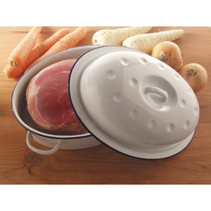 Falcon Oval Enamel Roaster - 36cm