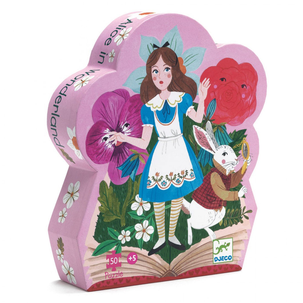 Silhouette Puzzle - Alice in Wonderland