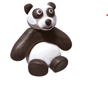 Load image into Gallery viewer, Plasticine Panda Modelling Kit
