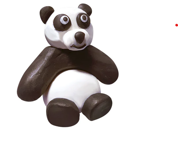 Plasticine Panda Modelling Kit