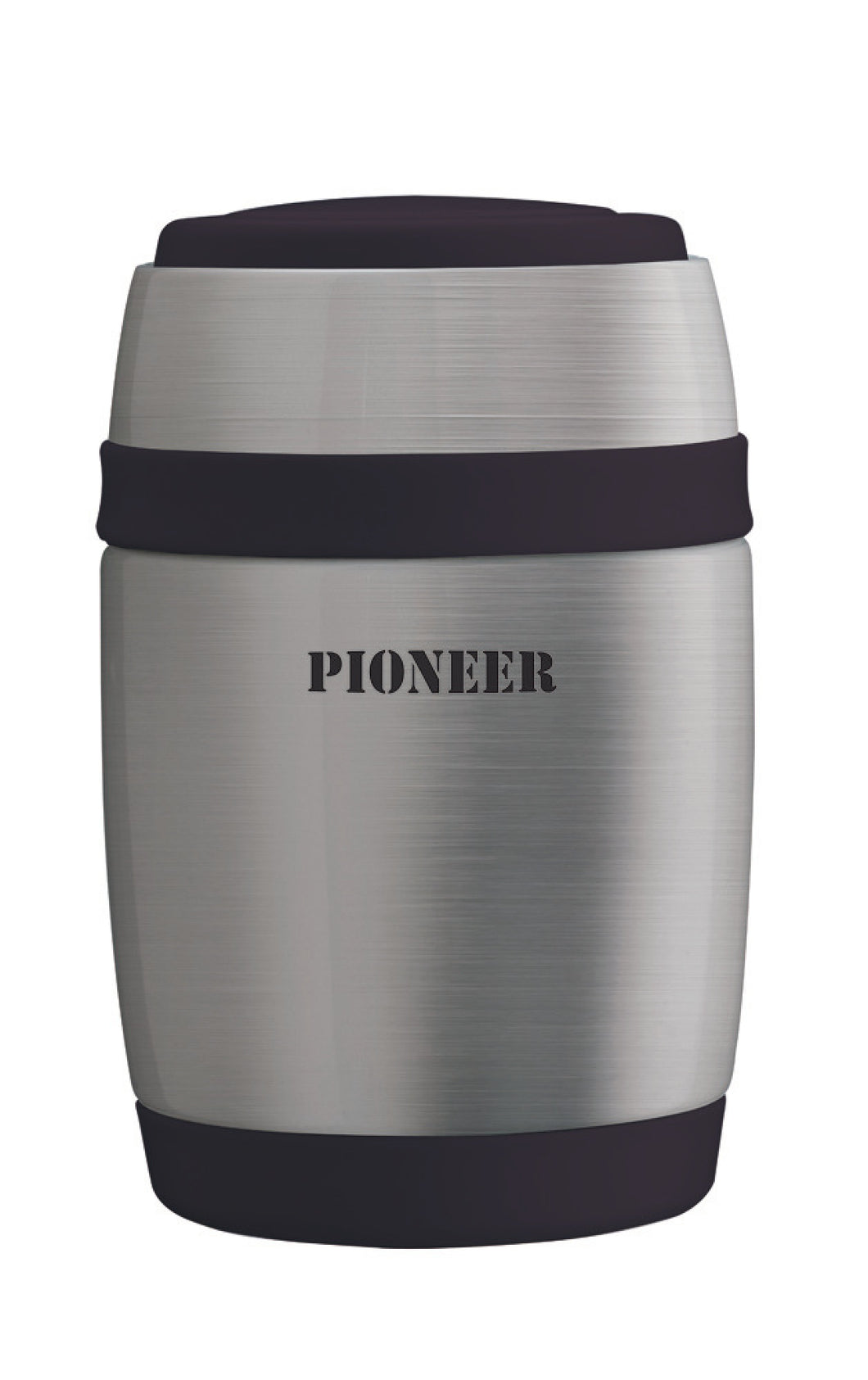 Grunwerg Food Flask With Spoon - Stainless Steel (480ml)
