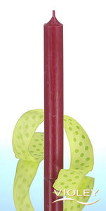 Rustic Candle - Raspberry Red