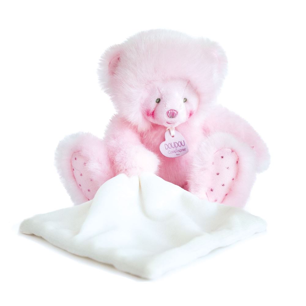 Pink Bear with Handkerchief