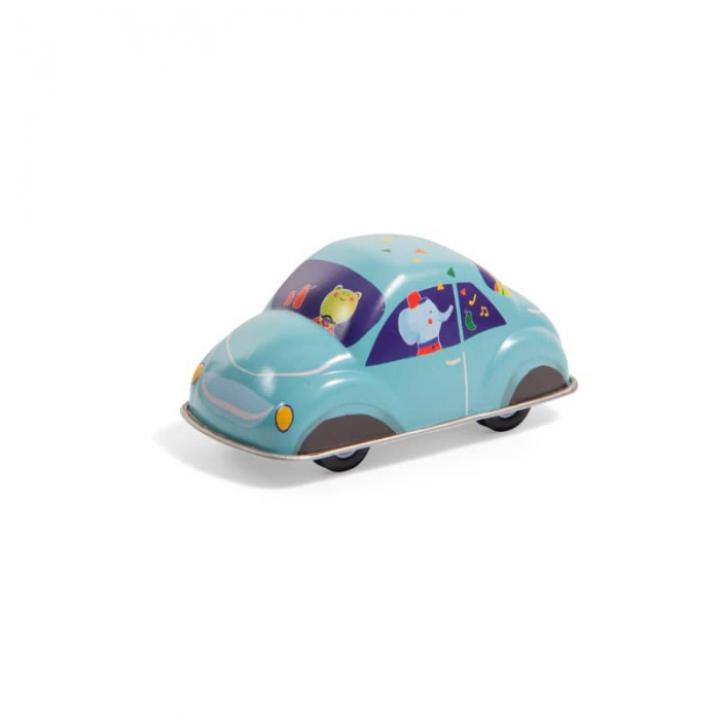 Blue Pull Back Metal Car