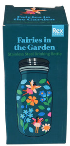 Rex 250ml Stainless Steel Bottle - Fairies in the Garden