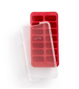 Lekue Rectangular Ice Cube Mould - Red