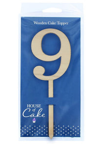 House of Cake Wooden Pic - Number 9