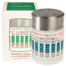 Load image into Gallery viewer, Rex 450ml Stainless Steel Food Flask - Periodic Table
