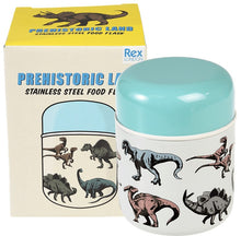 Load image into Gallery viewer, Rex 280ml Stainless Steel Food Flask - Prehistoric Land
