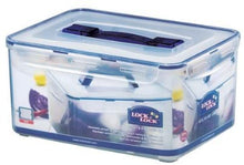 Load image into Gallery viewer, Lock &amp; Lock Rectangular Box with Freshness Tray and Handle - 8L
