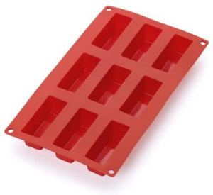 Lekue Gourmet 9 Cav Mini Cake Mould - Red