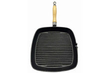 Load image into Gallery viewer, Victor Cast Iron Grill Pan with Wooden Handle
