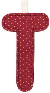 Fabric letter T