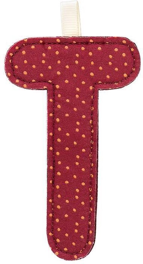 Fabric letter T