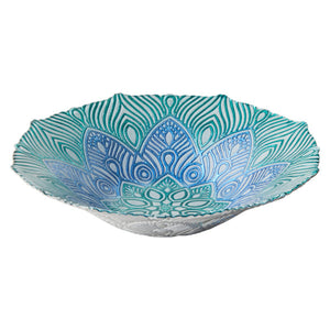 Anton Studio Decorative Glass Bowl - Mandala