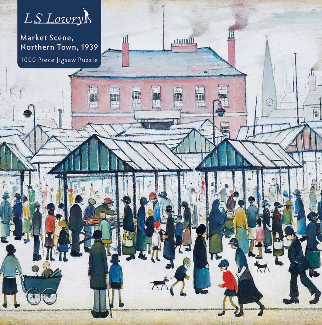 L.S. Lowry: Market Scene 1939 JP