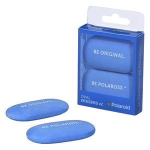 Polaroid Oval Eraser - Blue