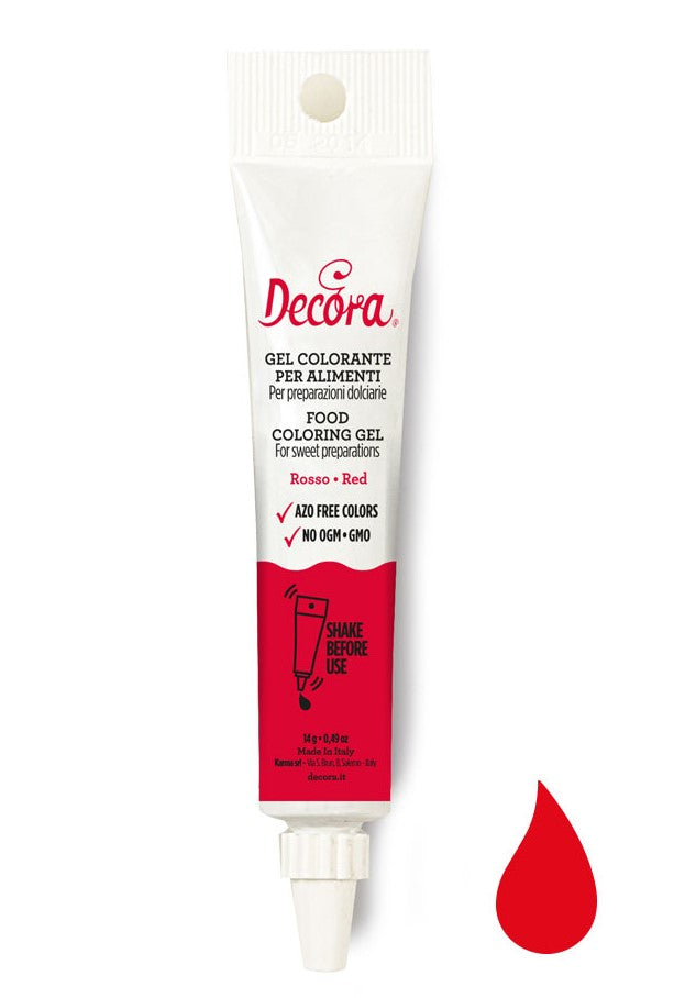 Decora Colouring Gel - Red
