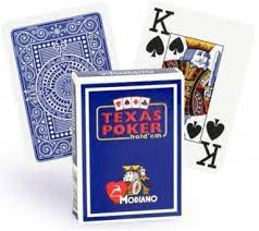 Playing Card Plastic Blue