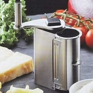 World of Flavours Italian Rotary S/S Parmesan Cheese Grater