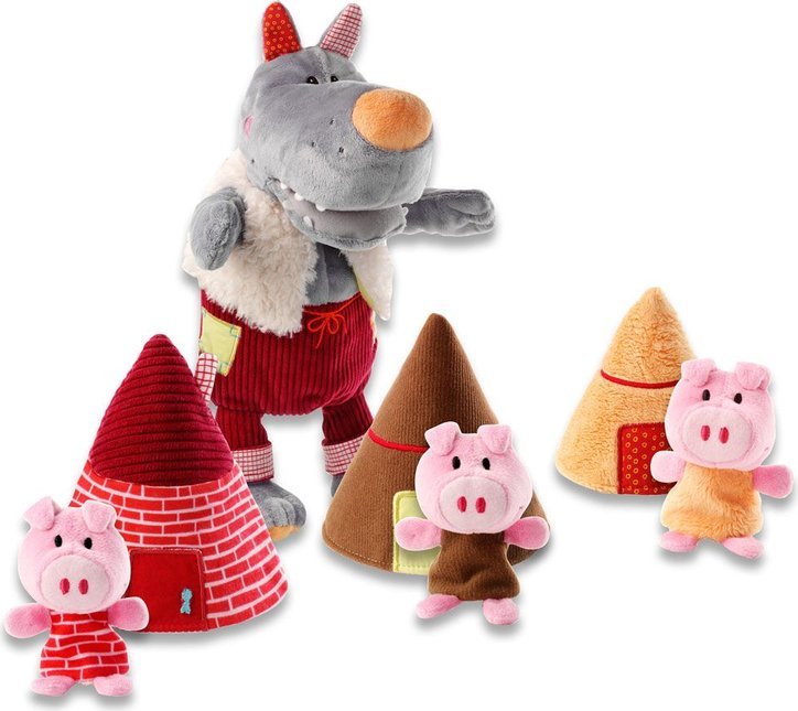 Wolf & 3 Little Pigs Handpuppet