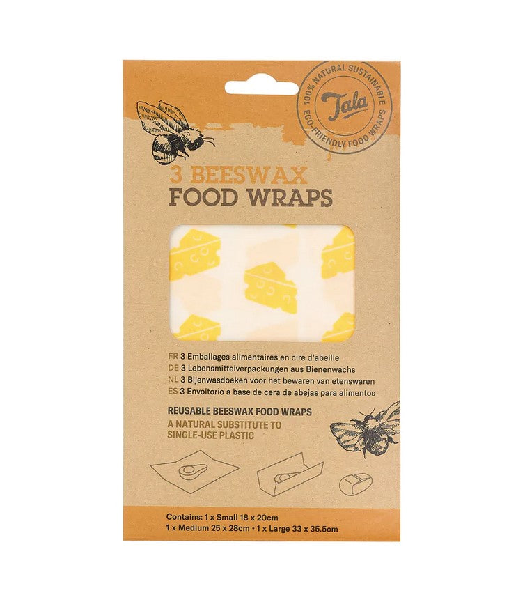 Tala Beeswax Cheese Wraps - Set of 3