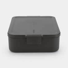 Load image into Gallery viewer, Brabantia Make &amp; Take Lunch Box Bento - Large - Dark Grey
