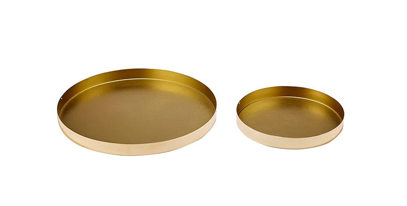 Ladelle Tempa Aurora Serving Trays - Set of 2, Gold