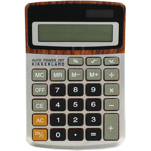 Kikkerland Wood Print Calculator