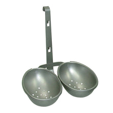 Load image into Gallery viewer, Eddingtons Double Silver Egg Poacher
