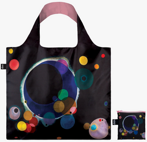LOQI Wassily Kandinsky Several Circles Recycled Bag