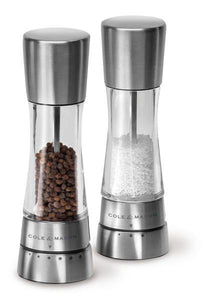 Cole & Mason Derwent Stainless Steel Salt & Pepper Mill Set of 2