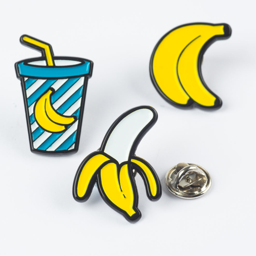 Banana Pin Badges