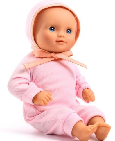 Djeco POMEA Doll - Baby Lilas Rose