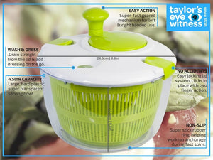 Taylor’s Eye Witness Clean Eating Salad Spinner - 4 Litre
