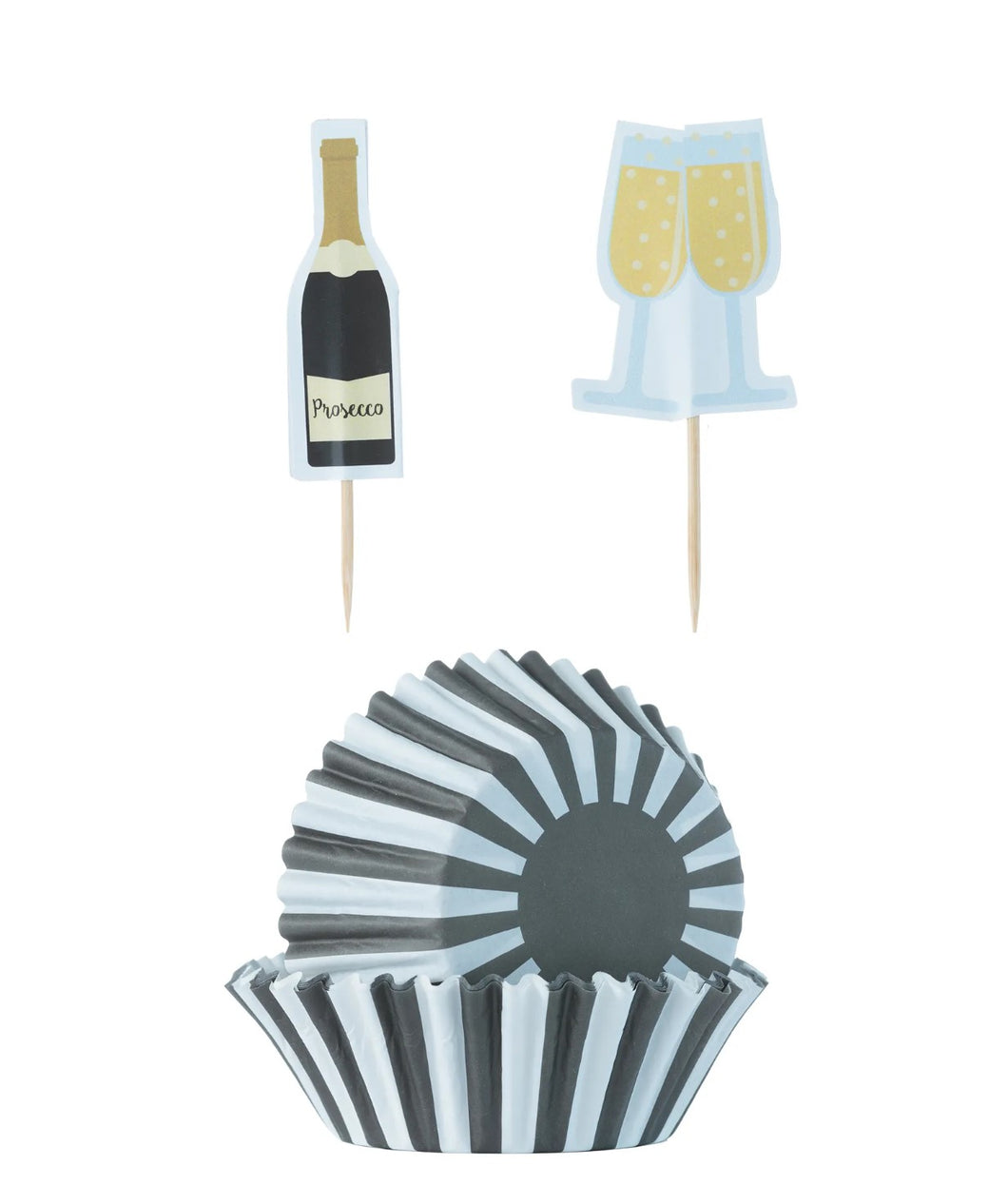 Mason Cash Cases & Toppers - Prosecco, Set of 48