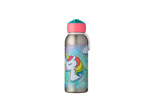 Mepal Campus 350ml Insulated Flip up Bottle - Unicorn