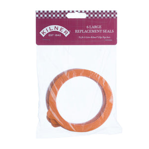 Kilner Replacement Rubber Seals - Large, Pack of 6