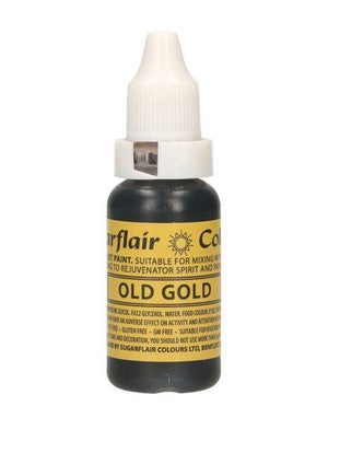Sugarflair Droplet Colour - Old Gold