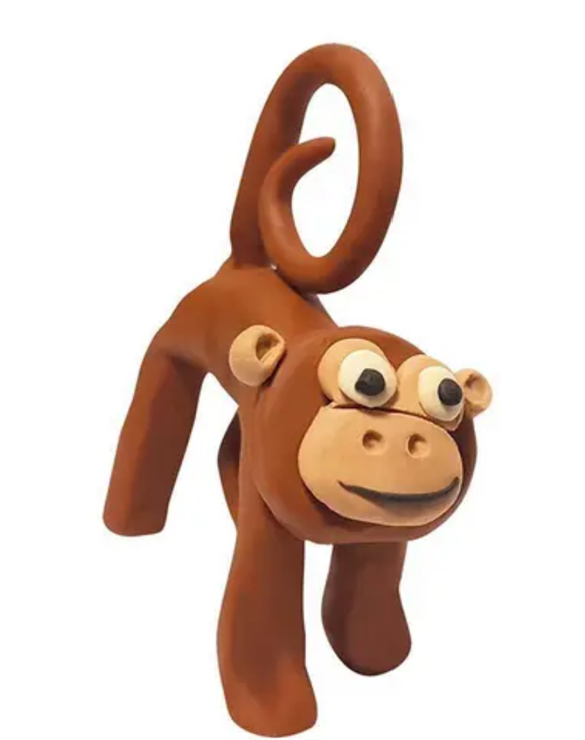 Plasticine Monkey Modelling Kit