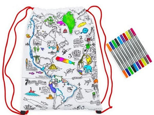 Worldmap backpack