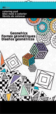 Mini Colouring Pad - Geometric Designs
