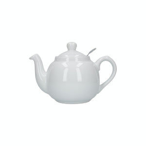 London Pottery 2 Cup Farmhouse Filter Teapot - White