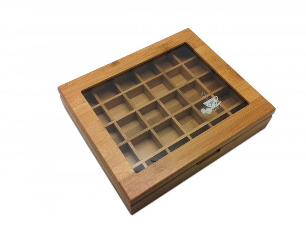 Grunwerg Bamboo Coffee Capsules Box
