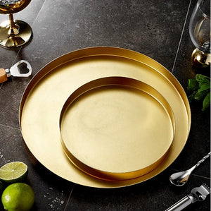 Ladelle Tempa Aurora Serving Trays - Set of 2, Gold