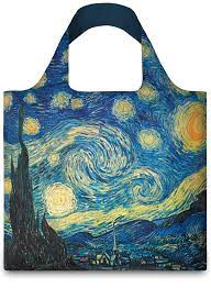 LOQI Vincent Van Gogh Starry Night Recycled Bag