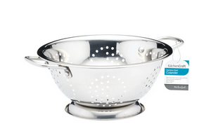 KitchenCraft Stainless Steel Twin Handled Colander 24cm